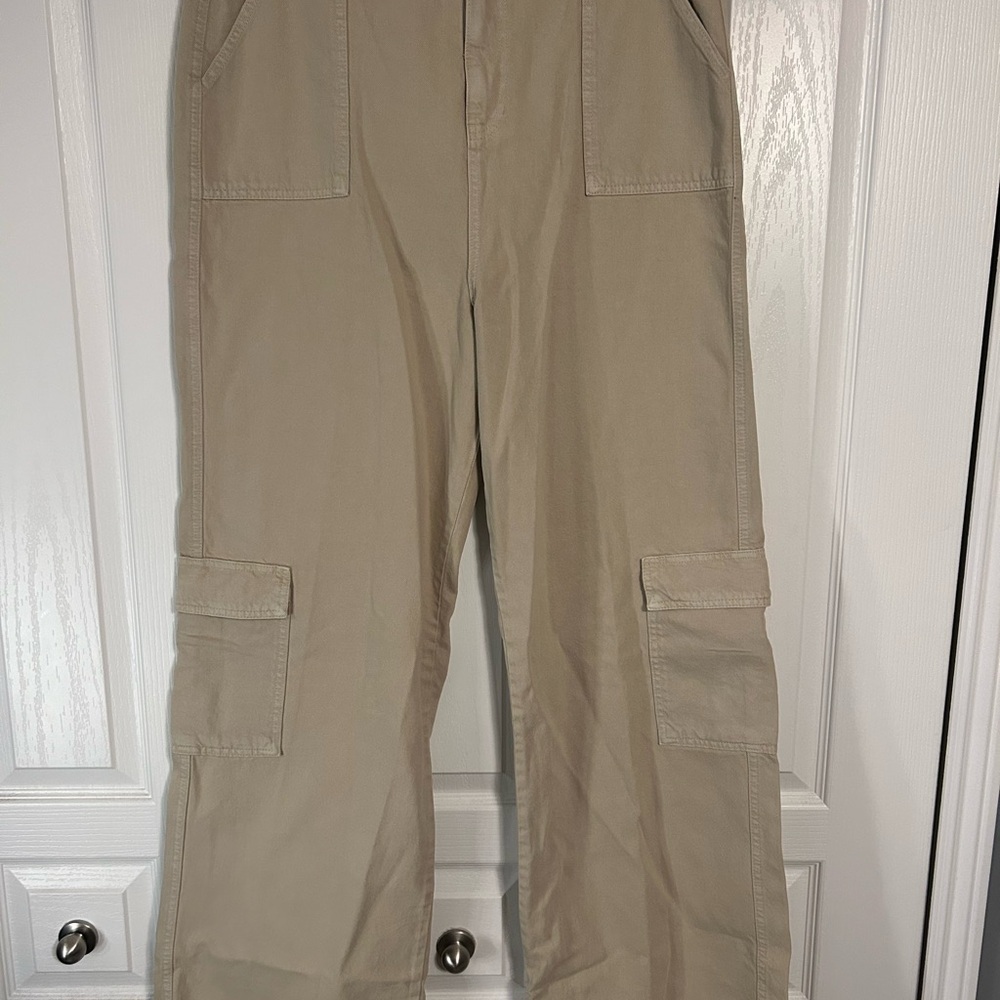 Baggy Tan Cargo Pants